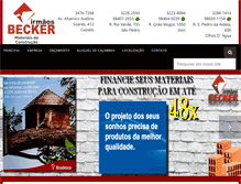 Tablet Screenshot of irmaosbecker.com.br